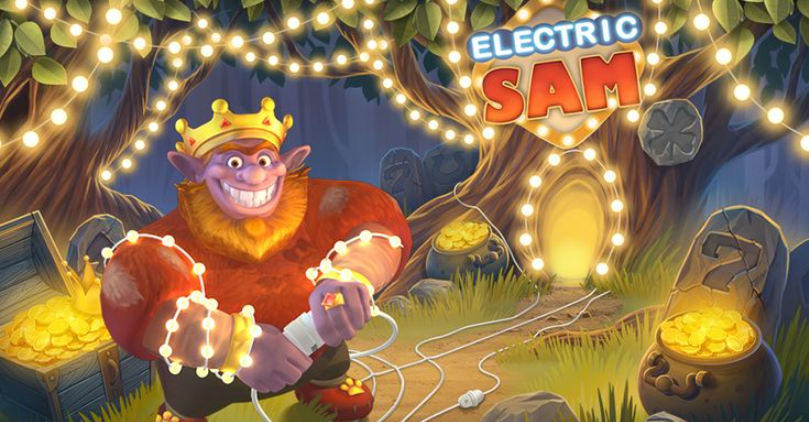 Electric Sam, jogo de cassino, Elk Studios, bobinas, rodadas grátis, símbolos especiais, estratégias de jogo